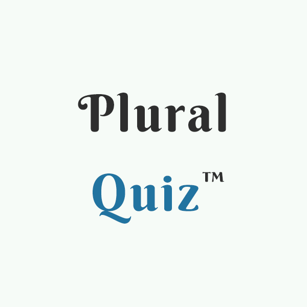 singular and plural form of quiz